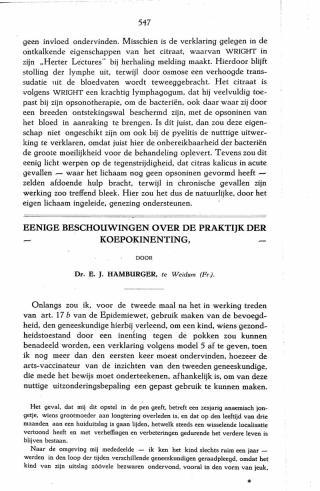 Eerste pagina van het artikel zoals het is gepubliceerd in het tijdschrift