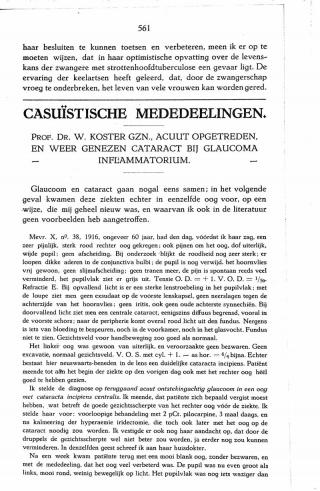 Eerste pagina van het artikel zoals het is gepubliceerd in het tijdschrift