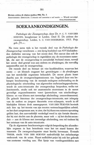 Eerste pagina van het artikel zoals het is gepubliceerd in het tijdschrift