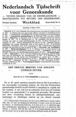 Eerste pagina van het artikel zoals het is gepubliceerd in het tijdschrift