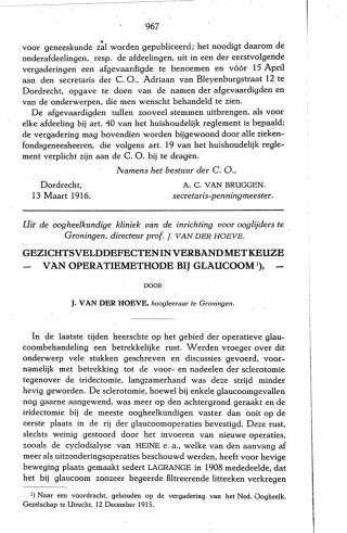 Eerste pagina van het artikel zoals het is gepubliceerd in het tijdschrift