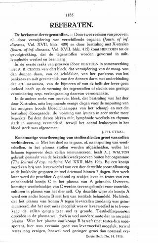 Eerste pagina van het artikel zoals het is gepubliceerd in het tijdschrift