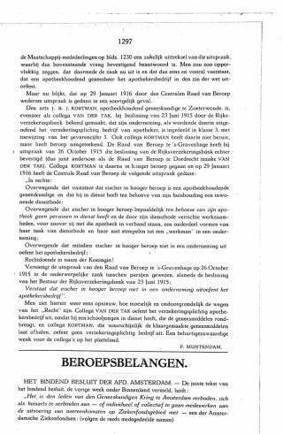 Eerste pagina van het artikel zoals het is gepubliceerd in het tijdschrift