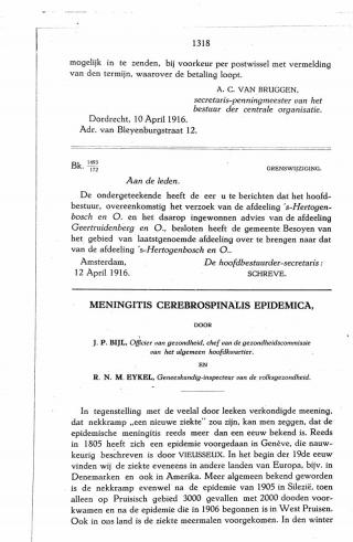 Eerste pagina van het artikel zoals het is gepubliceerd in het tijdschrift