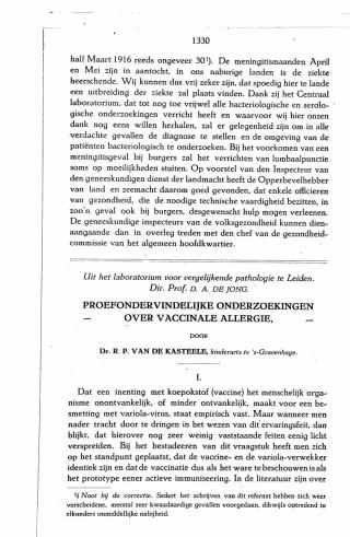 Eerste pagina van het artikel zoals het is gepubliceerd in het tijdschrift