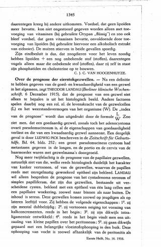 Eerste pagina van het artikel zoals het is gepubliceerd in het tijdschrift