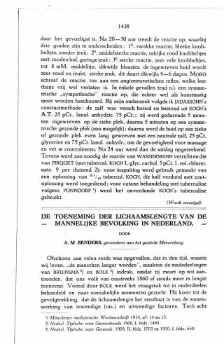 Eerste pagina van het artikel zoals het is gepubliceerd in het tijdschrift