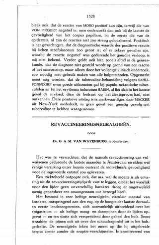 Eerste pagina van het artikel zoals het is gepubliceerd in het tijdschrift