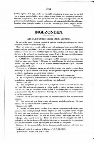 Eerste pagina van het artikel zoals het is gepubliceerd in het tijdschrift