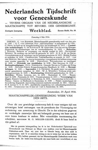 Eerste pagina van het artikel zoals het is gepubliceerd in het tijdschrift