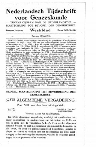 Eerste pagina van het artikel zoals het is gepubliceerd in het tijdschrift