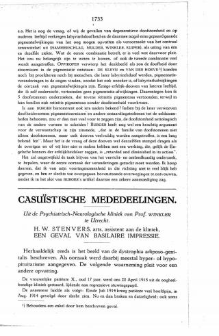 Eerste pagina van het artikel zoals het is gepubliceerd in het tijdschrift