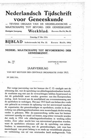 Eerste pagina van het artikel zoals het is gepubliceerd in het tijdschrift