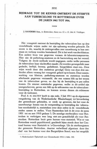 Eerste pagina van het artikel zoals het is gepubliceerd in het tijdschrift