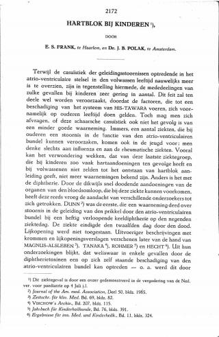 Eerste pagina van het artikel zoals het is gepubliceerd in het tijdschrift