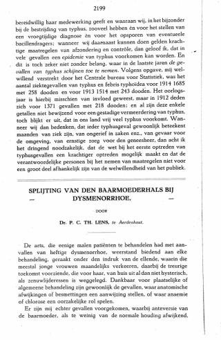 Eerste pagina van het artikel zoals het is gepubliceerd in het tijdschrift