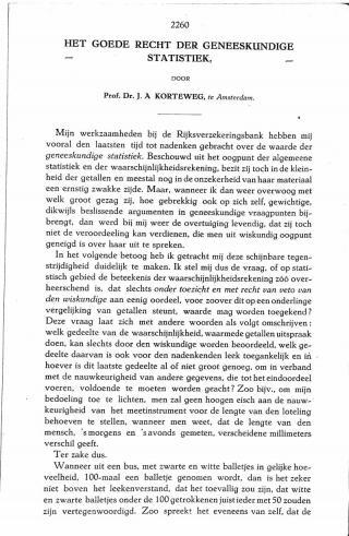 Eerste pagina van het artikel zoals het is gepubliceerd in het tijdschrift