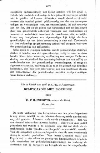 Eerste pagina van het artikel zoals het is gepubliceerd in het tijdschrift