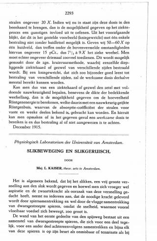 Eerste pagina van het artikel zoals het is gepubliceerd in het tijdschrift