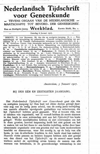 Eerste pagina van het artikel zoals het is gepubliceerd in het tijdschrift