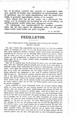 Eerste pagina van het artikel zoals het is gepubliceerd in het tijdschrift