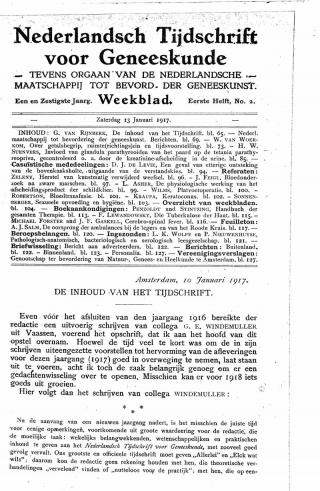 Eerste pagina van het artikel zoals het is gepubliceerd in het tijdschrift