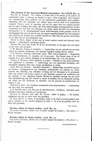 Eerste pagina van het artikel zoals het is gepubliceerd in het tijdschrift