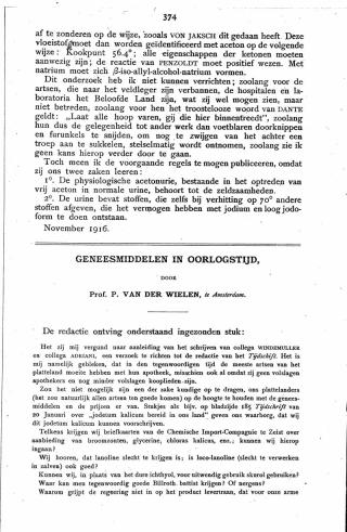 Eerste pagina van het artikel zoals het is gepubliceerd in het tijdschrift