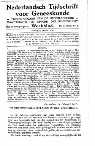 Eerste pagina van het artikel zoals het is gepubliceerd in het tijdschrift