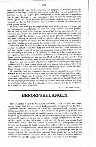 Eerste pagina van het artikel zoals het is gepubliceerd in het tijdschrift