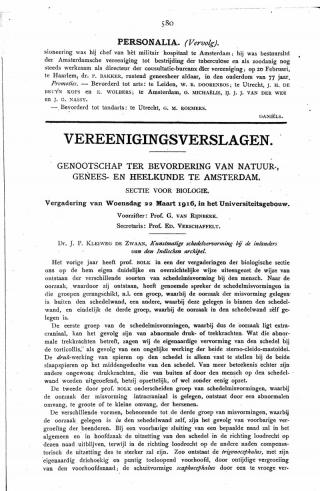 Eerste pagina van het artikel zoals het is gepubliceerd in het tijdschrift