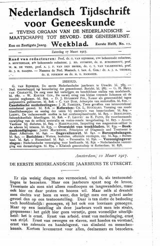 Eerste pagina van het artikel zoals het is gepubliceerd in het tijdschrift