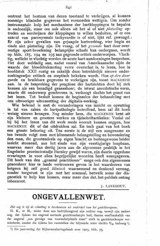 Eerste pagina van het artikel zoals het is gepubliceerd in het tijdschrift