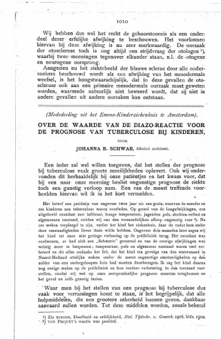Eerste pagina van het artikel zoals het is gepubliceerd in het tijdschrift
