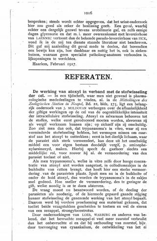 Eerste pagina van het artikel zoals het is gepubliceerd in het tijdschrift