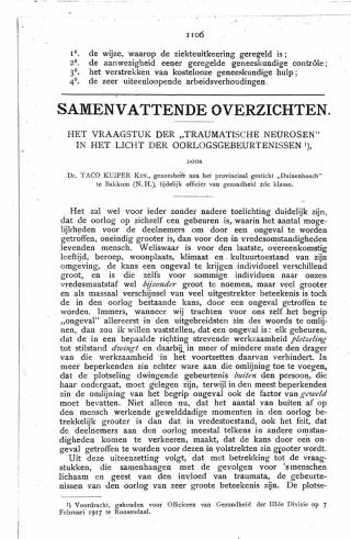 Eerste pagina van het artikel zoals het is gepubliceerd in het tijdschrift