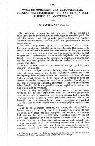 Eerste pagina van het artikel zoals het is gepubliceerd in het tijdschrift