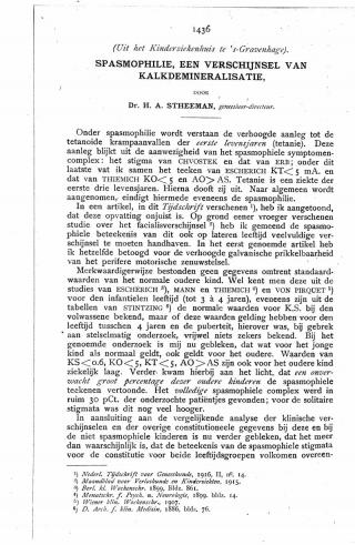 Eerste pagina van het artikel zoals het is gepubliceerd in het tijdschrift