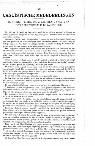 Eerste pagina van het artikel zoals het is gepubliceerd in het tijdschrift