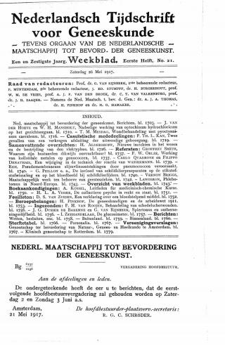 Eerste pagina van het artikel zoals het is gepubliceerd in het tijdschrift