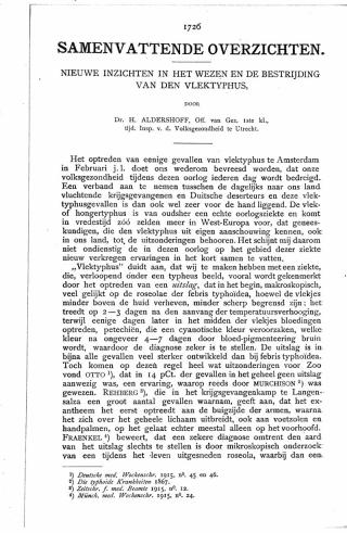 Eerste pagina van het artikel zoals het is gepubliceerd in het tijdschrift