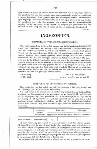 Eerste pagina van het artikel zoals het is gepubliceerd in het tijdschrift