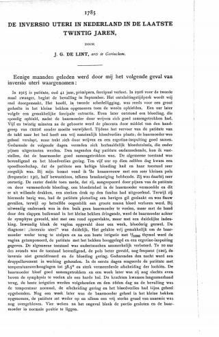 Eerste pagina van het artikel zoals het is gepubliceerd in het tijdschrift