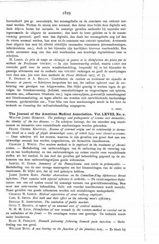 Eerste pagina van het artikel zoals het is gepubliceerd in het tijdschrift