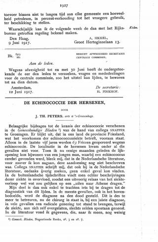 Eerste pagina van het artikel zoals het is gepubliceerd in het tijdschrift