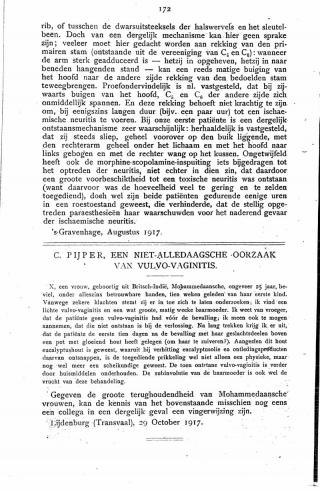 Eerste pagina van het artikel zoals het is gepubliceerd in het tijdschrift