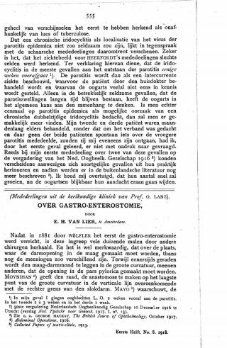 Eerste pagina van het artikel zoals het is gepubliceerd in het tijdschrift