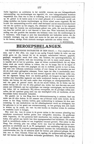 Eerste pagina van het artikel zoals het is gepubliceerd in het tijdschrift