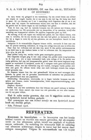 Eerste pagina van het artikel zoals het is gepubliceerd in het tijdschrift