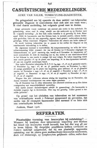 Eerste pagina van het artikel zoals het is gepubliceerd in het tijdschrift